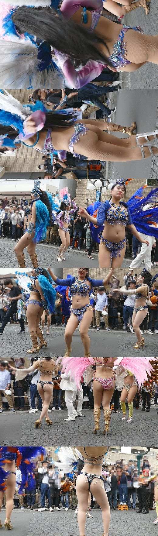 【PALPIS様先行独占】超絶美女軍団JDサンバチーム登場で商店街はお祭り騒ぎNO-6 お尻美人編