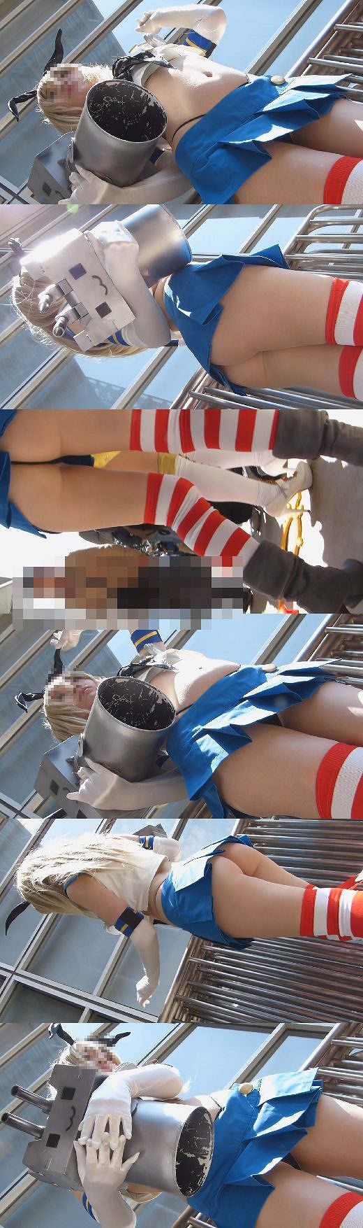 めちゃめちゃかわいいコスプレイヤーさんをローアングルから激写しまくりNO-3 Tバック島●ちゃん編