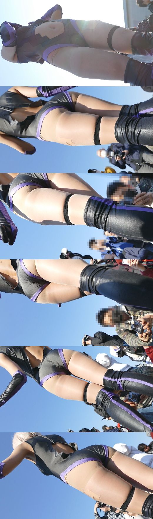 野外コスプレイベントでレイヤーさん達を至近距離からローアン接写しまくりNO-12345678セット