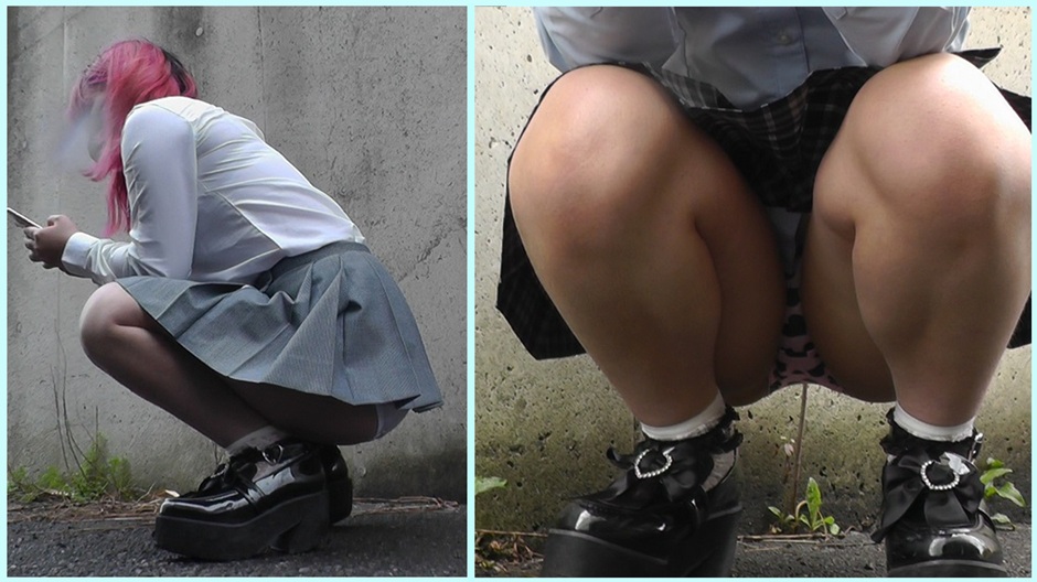 超ミニスカお散歩 あやねちゃん2 白いパンツだけが僕の心を癒してくれる