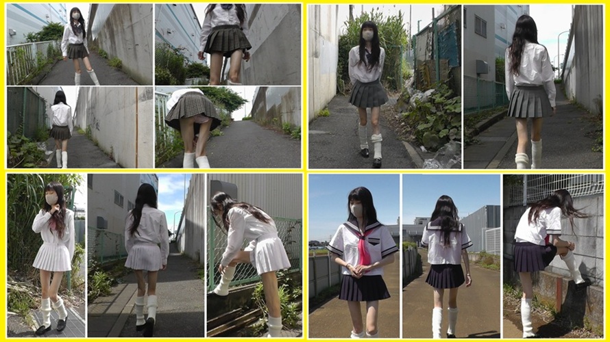 超ミニスカお散歩 ミー子ちゃん 4本セット 僕の願望を叶えてくれる天使の動画集