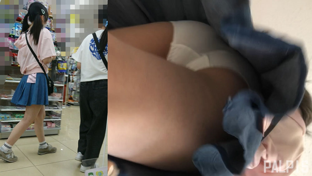 透けそうなお尻の形をパシャリ