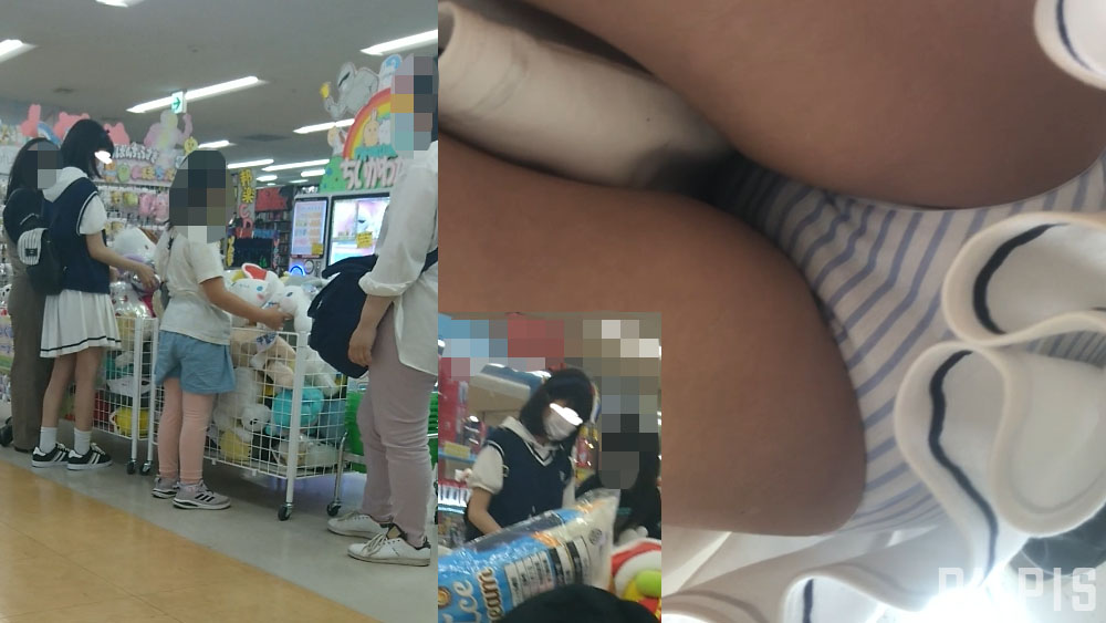 帰宅直前にやってくる女の子をパシャリ