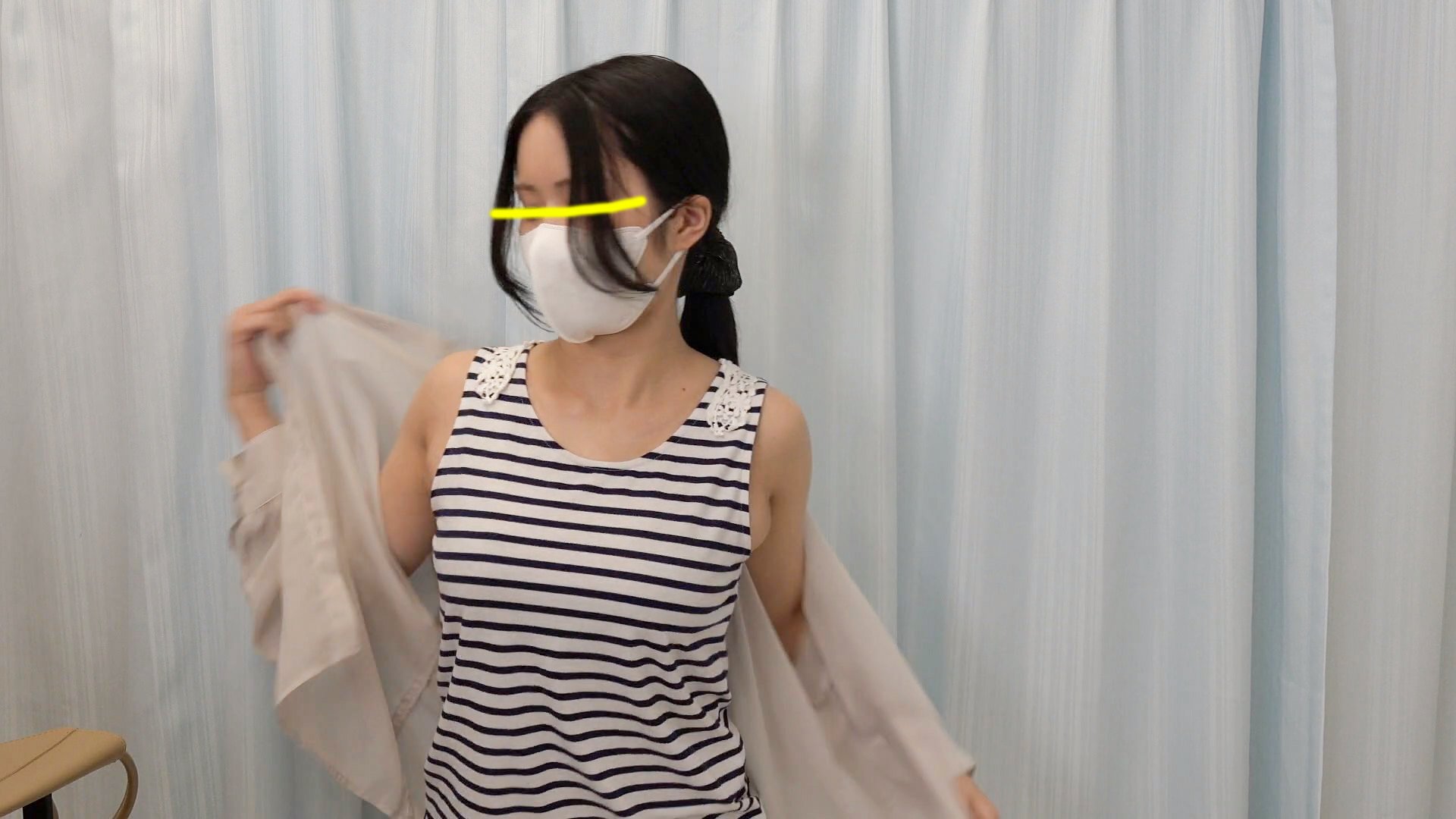 #80 診察【おっぱい/乳首診察】乳首責めに困惑・美巨乳OLさん/喘ぎが止まらない黒乳首OLさん診察