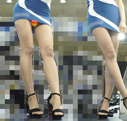 ローアングルミニスカ▼地帯にパンスト美脚 C328