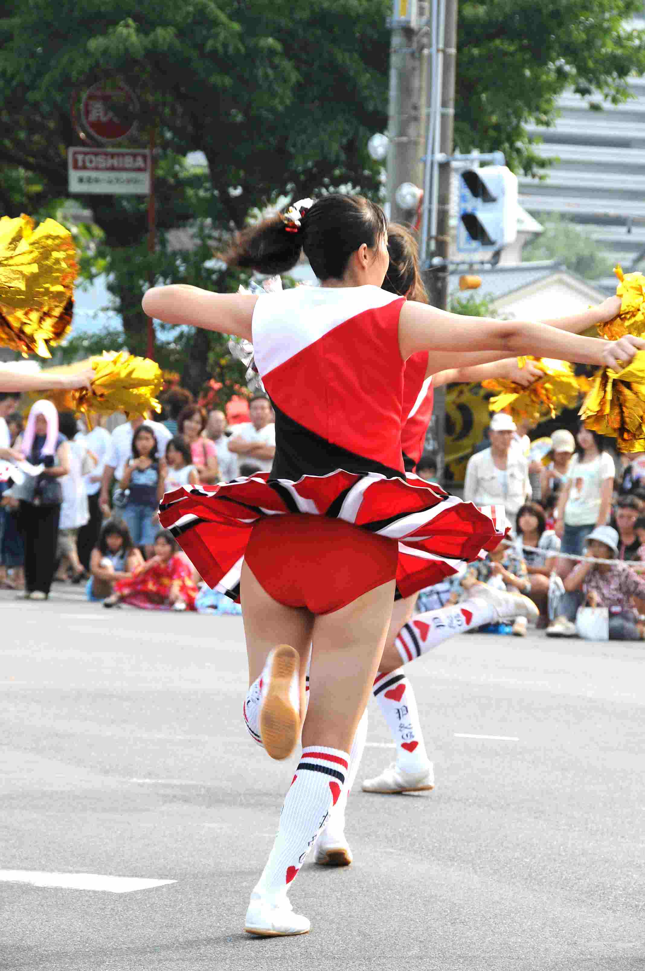 弾ける笑顔　きらめきチア演技　～スレンダーKチアのスマイル全開　青春の夏編～