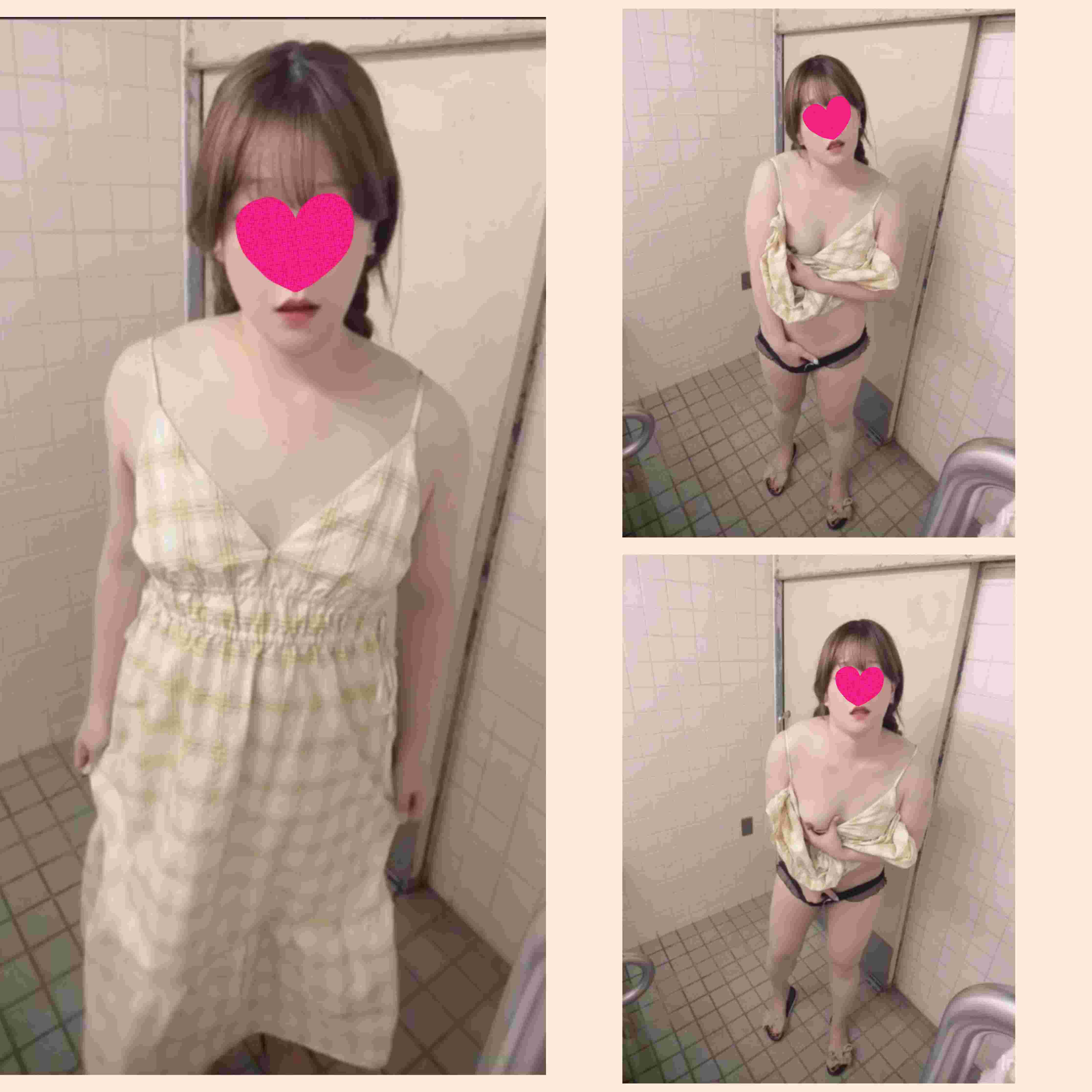 個室オナニー/彼氏に向けた恥ずかしい自撮りで超絶イキまくり