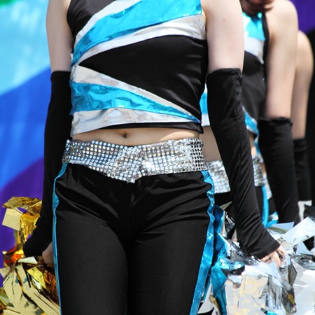 春の陽気の中で星の輝きを放つJDチア