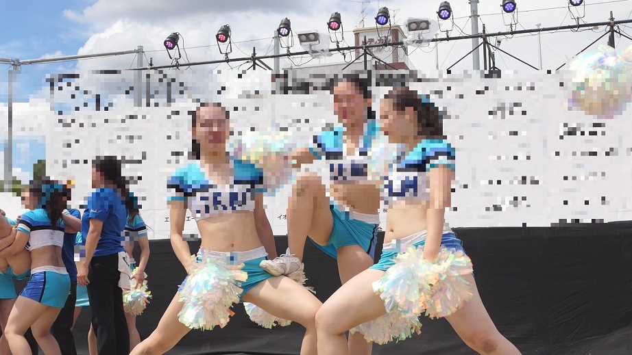 KECR-86 新・チアセクシーな歌が聞える86~満足のキックシーン!超ミニから飛び出す眩しい水色チアパン!!