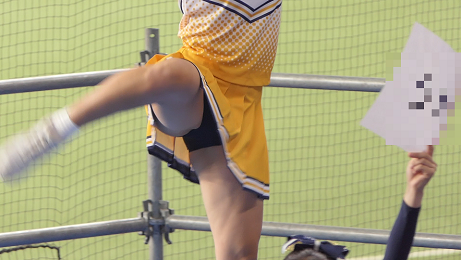 KECR-77 新・チアセクシーな歌が聞える77～王道の応援チアリーダー！黄スカート＆黒スパッツが躍動します！！