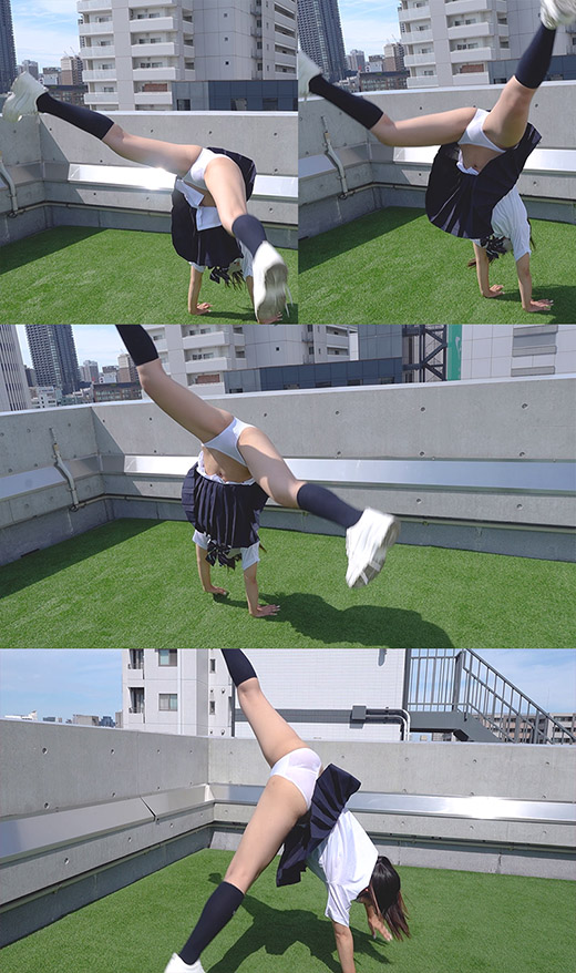 運動部女子はいいケツしてる(3)スローモーションパンチラ編