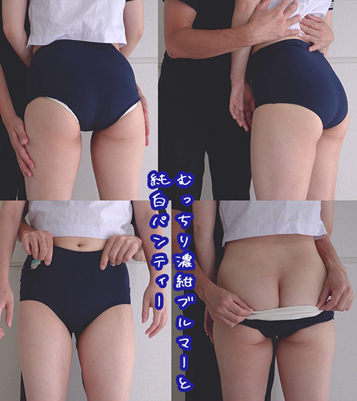 PALPIS 制服JKの体を触るだけだから！（3）むっちり濃紺ブルマーと純白パンティー 99835