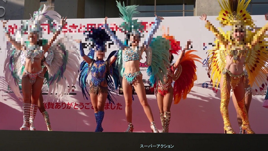 【超速報】YMS-17-2 サンバシリーズ⑰後半～ステージ編　日焼け跡クッキリの美魔女尻を目の前で堪能！日本一の老舗サンバチーム