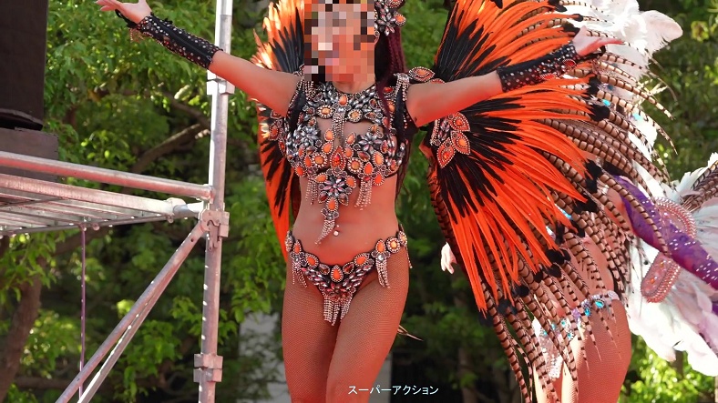 【超速報】YMS-17-2 サンバシリーズ⑰後半~ステージ編 日焼け跡クッキリの美魔女尻を目の前で堪能!日本一の老舗サンバチーム