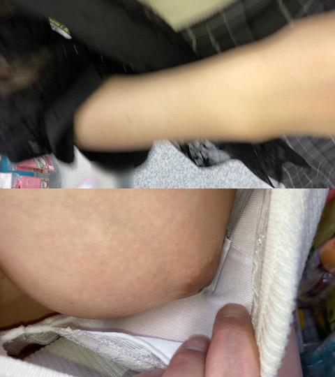 ひっぱり01【胸チラ動画】JDx2、専門学生x1、OLx1