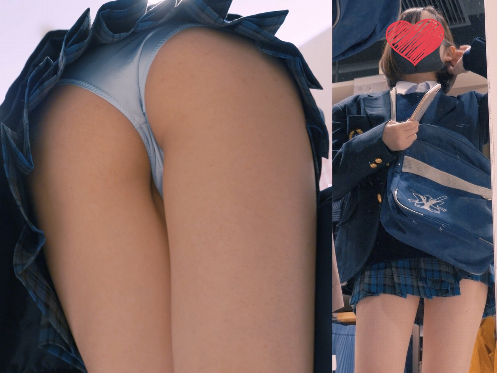 [4K]えちえちJK盗撮No.18#青チェ