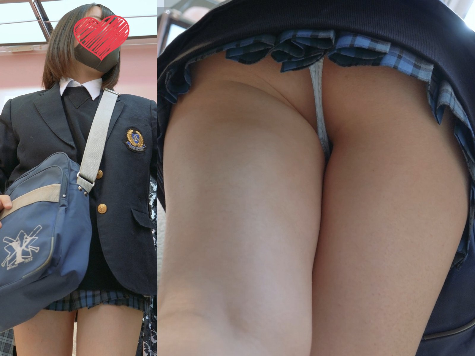 [4K]えちえちJK盗撮No.57#青チェ