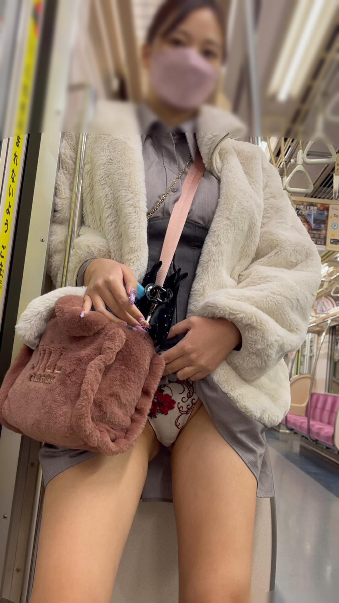 JD盗撮日記60 続・最強のパパ活女子が登場!!超激カワ最強美脚JDを電車内で盗撮【※23分超撮影】