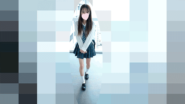 尻穴丸見え激細スレンダー美人JK！エレベーター盗撮
