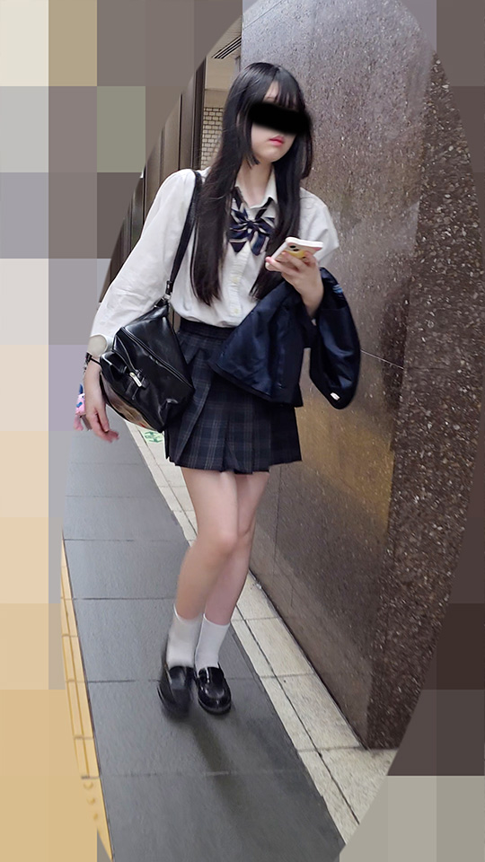 PALPIS 色白JKを追いかけてみた。スカートをめくってみた。 86397