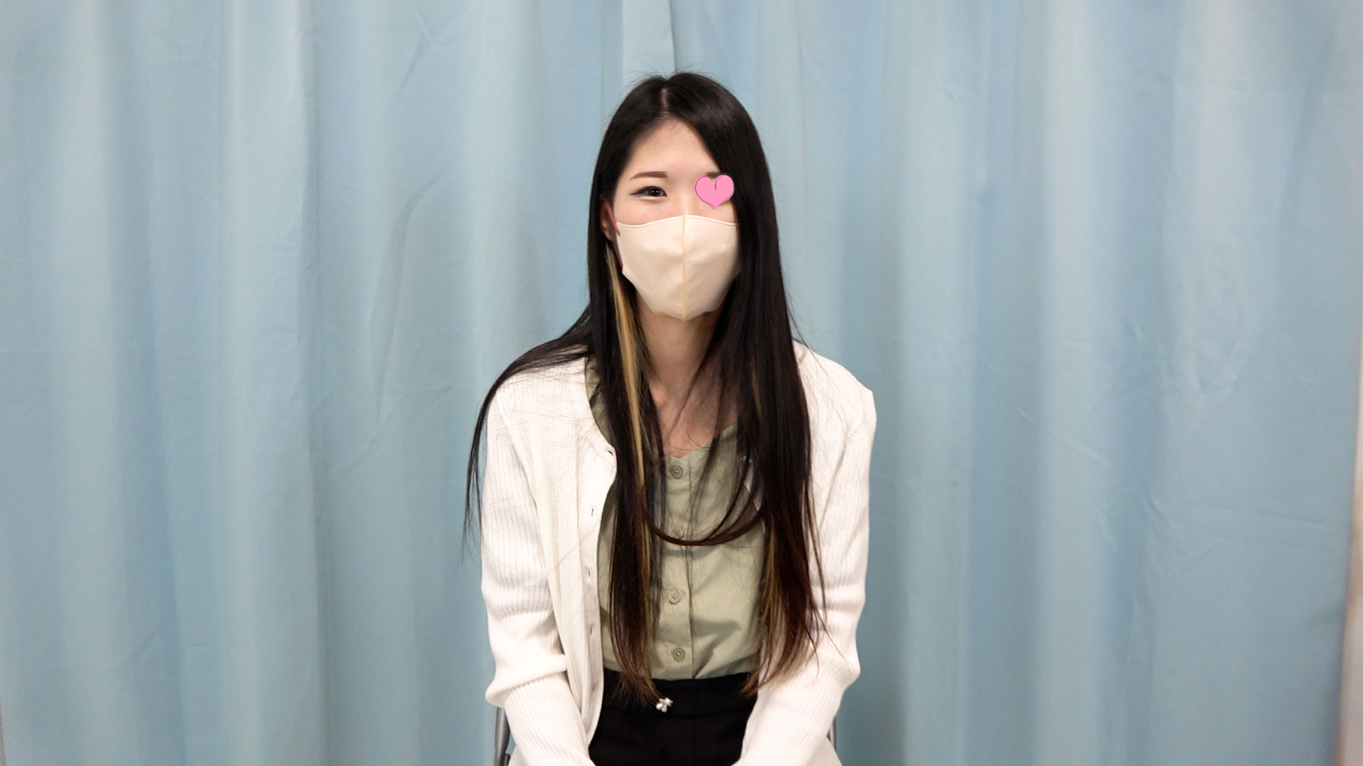 黒髪ロング美女にセクハラ検診♡ワクチン接種で美乳を揉みしだき♡【パンチラ／病院】