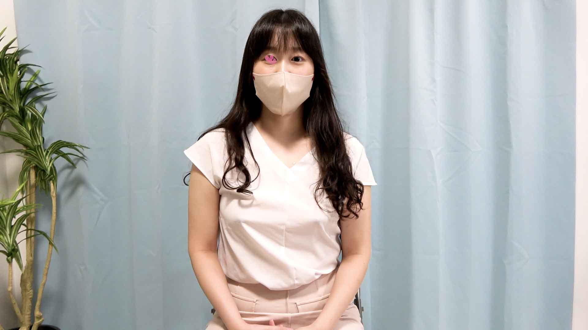 黒髪清楚患者の美巨乳お触り検診♡ワクチン接種でノーブラおっぱいを揉みしだく♡【パン チラ/病院】