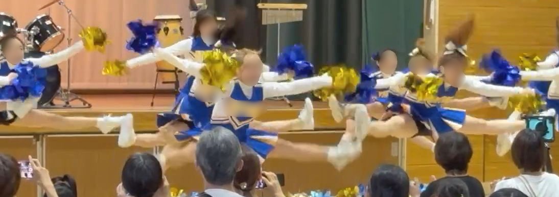 チアーズワンダー⑭貴重な体育館内チア【スマホ撮り】