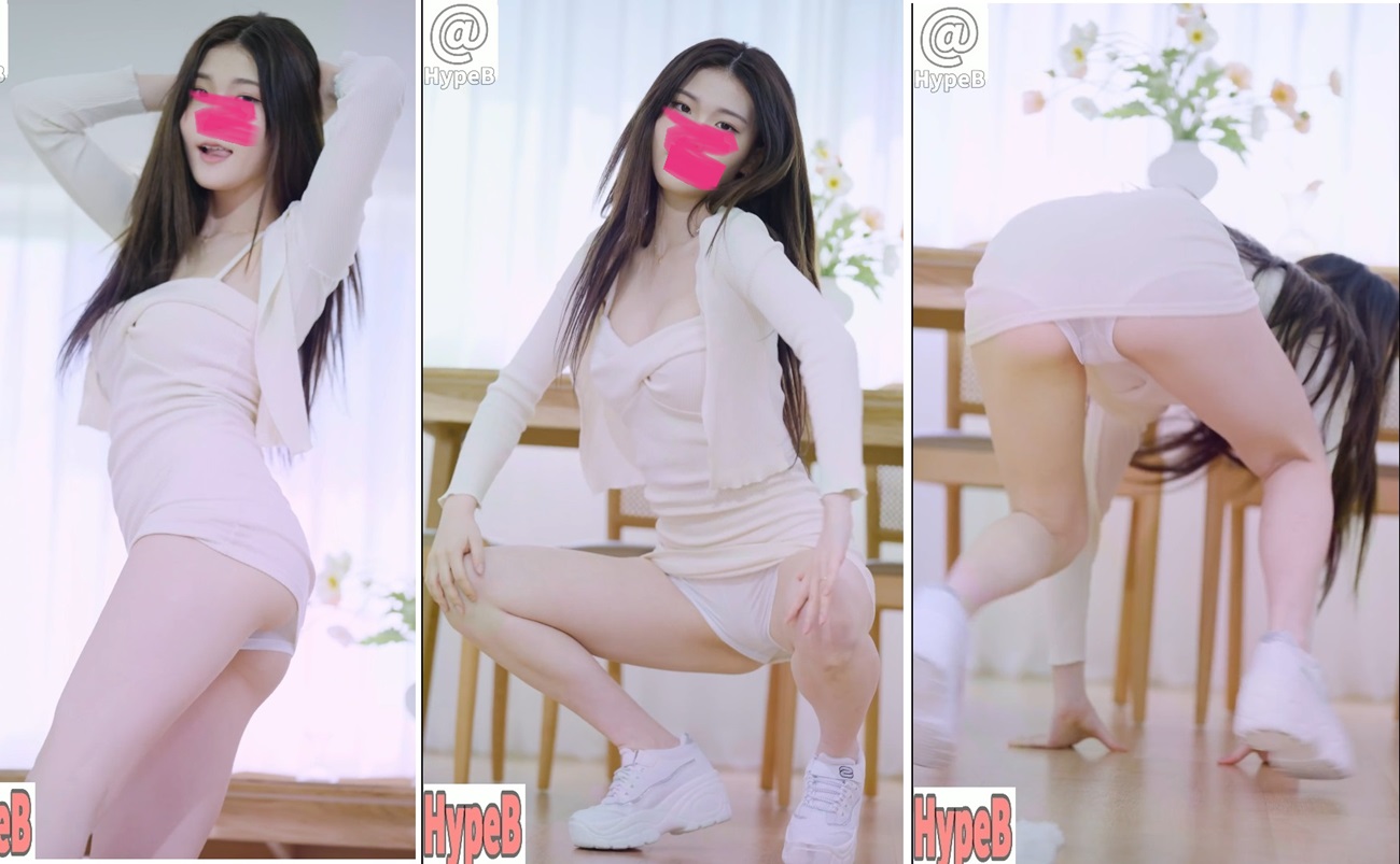 【4K撮影】白タイトスカート × 白パン お尻シェイクダンス  #022【Aちゃん】