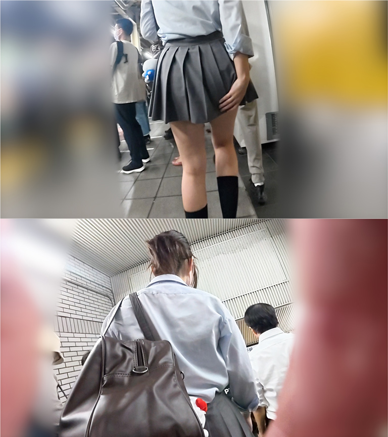 狂信者 #130【★5】夕方ラッシュに同業者出現!パンツずらして長時間指入れ、必死に耐えるミニスカポニテ娘