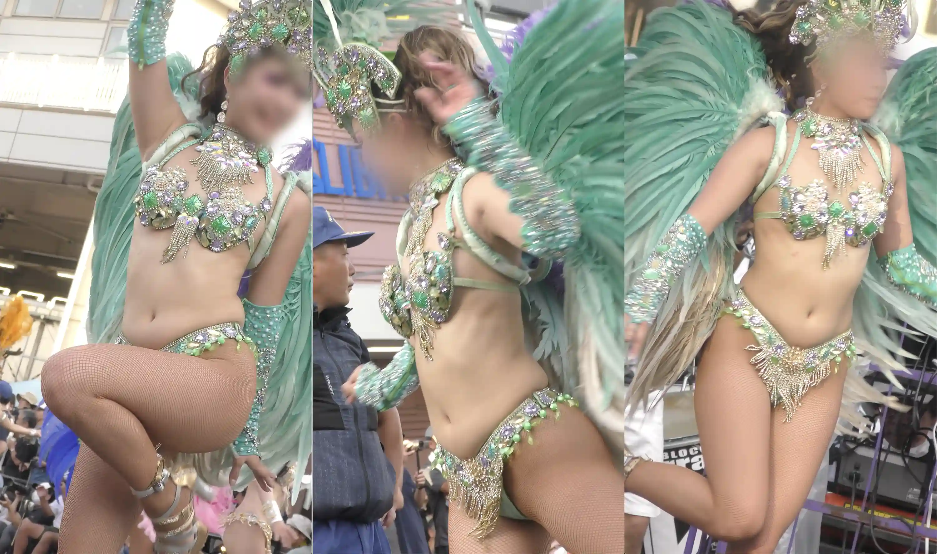 【フェチ動画】魅惑の美ヒップ!スタイル、ルックス、スマイル!真夏のバスロータリーに舞い降りた三拍子揃ったミューズ!ミント姫