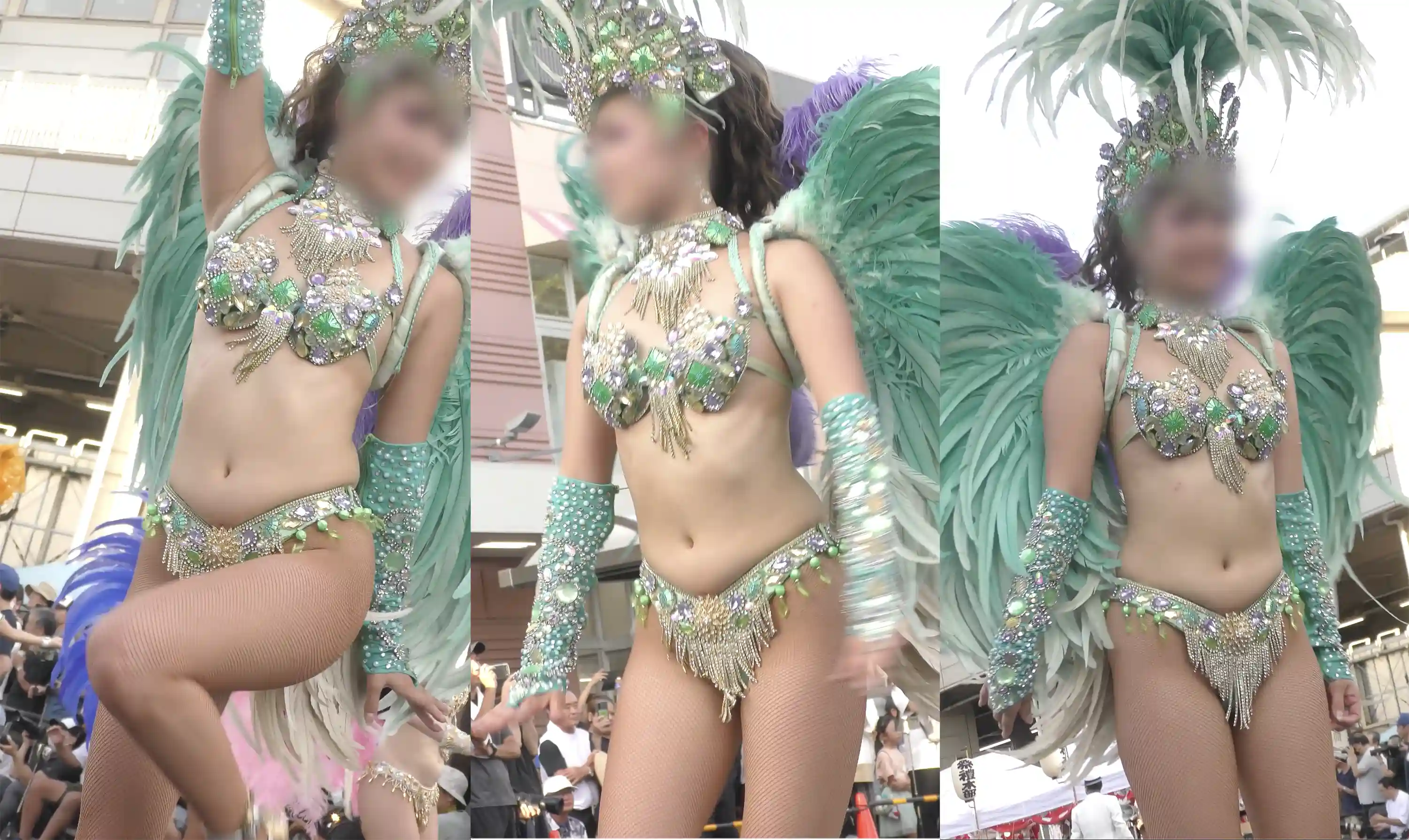 【フェチ動画】魅惑の美ヒップ!スタイル、ルックス、スマイル!真夏のバスロータリーに舞い降りた三拍子揃ったミューズ!ミント姫