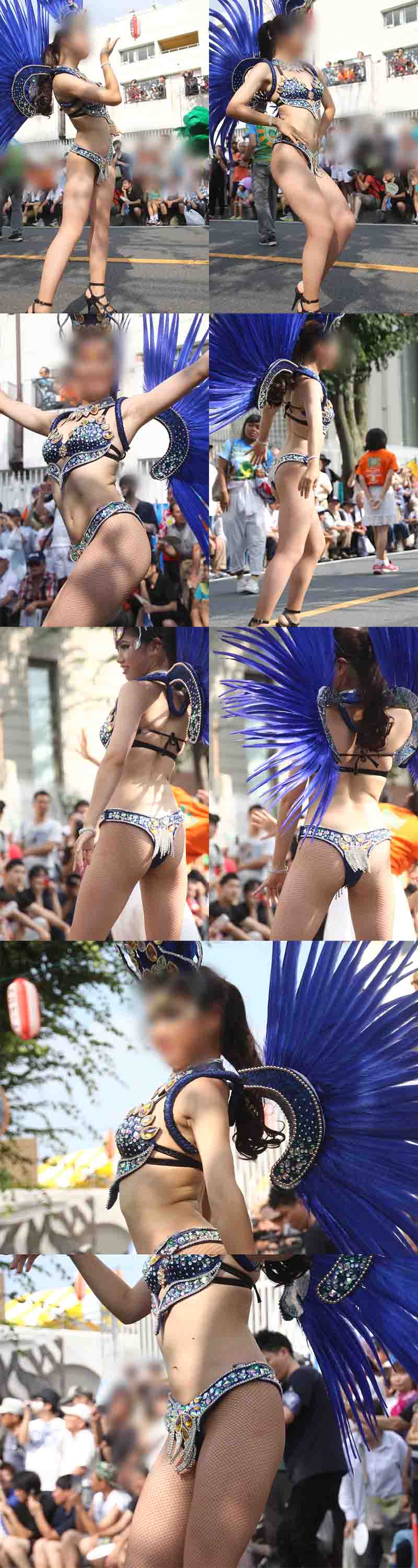 【写真】群青の綺羅星!長身色白スレンダーの女子大生サンバダンサー 高画質296枚! vol.2