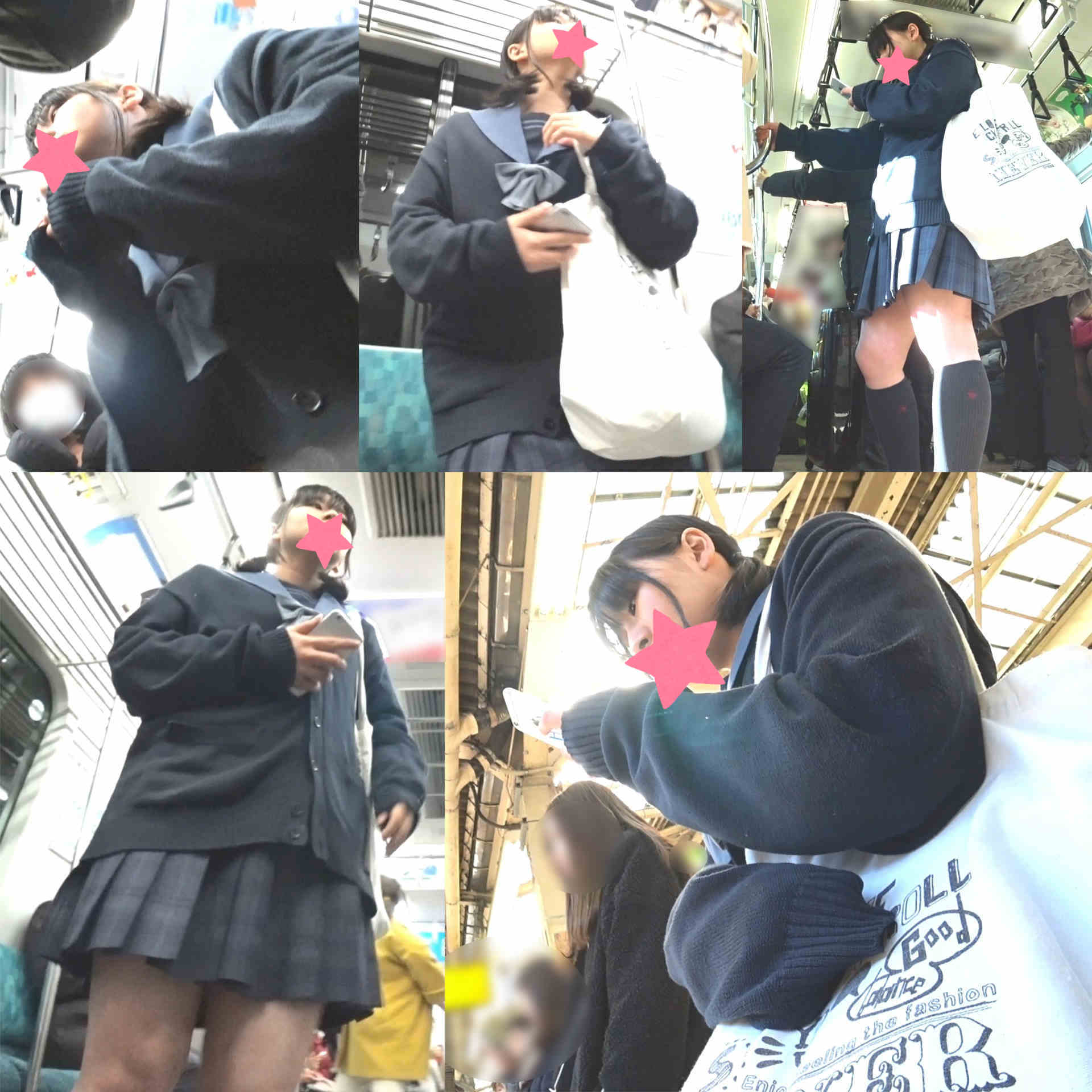 【制服JK】さかさんぽ No.007 あまりの可愛さに一目惚れ!撃沈覚悟の密着撮り【顔出し】