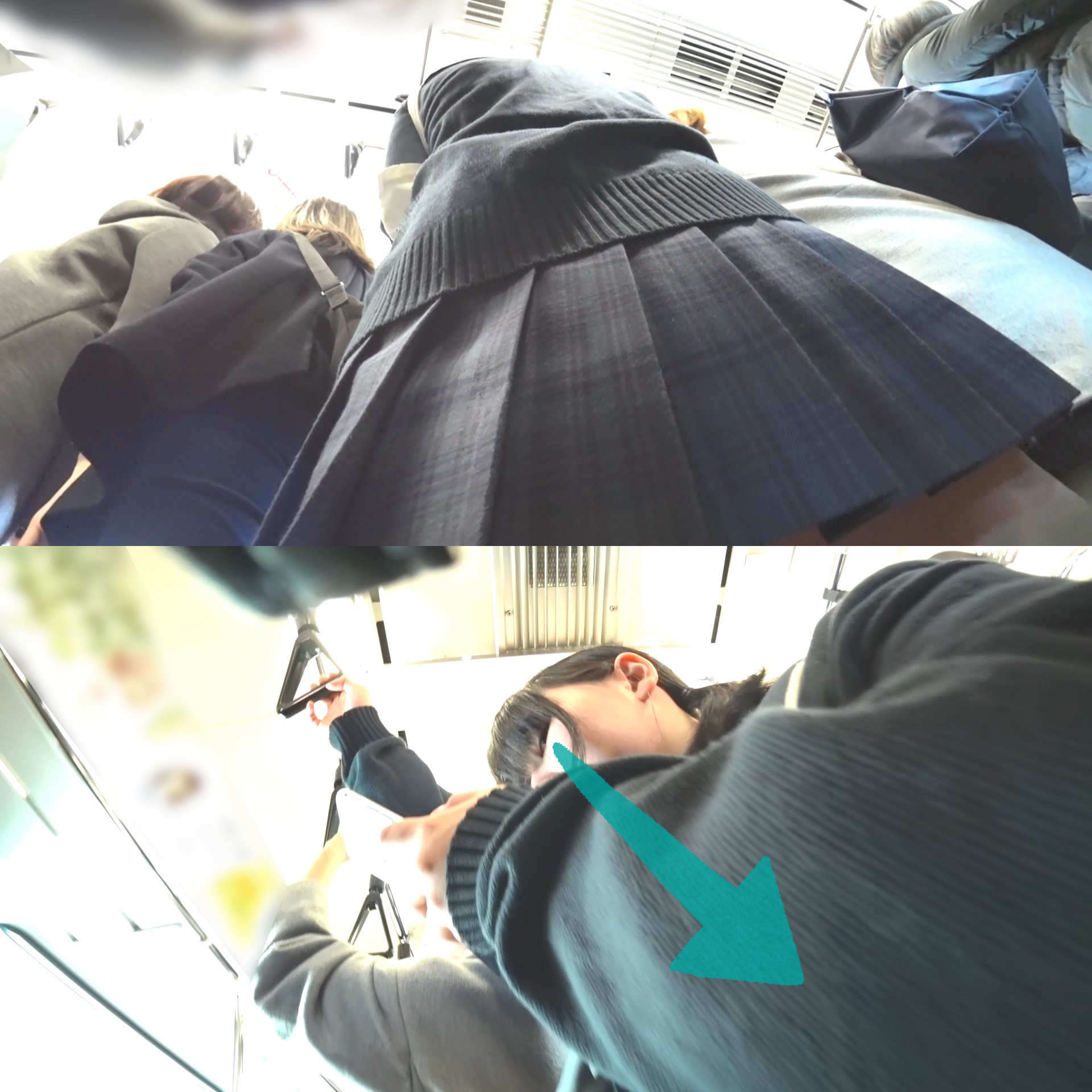 【制服JK】さかさんぽ No.007 あまりの可愛さに一目惚れ!撃沈覚悟の密着撮り【顔出し】