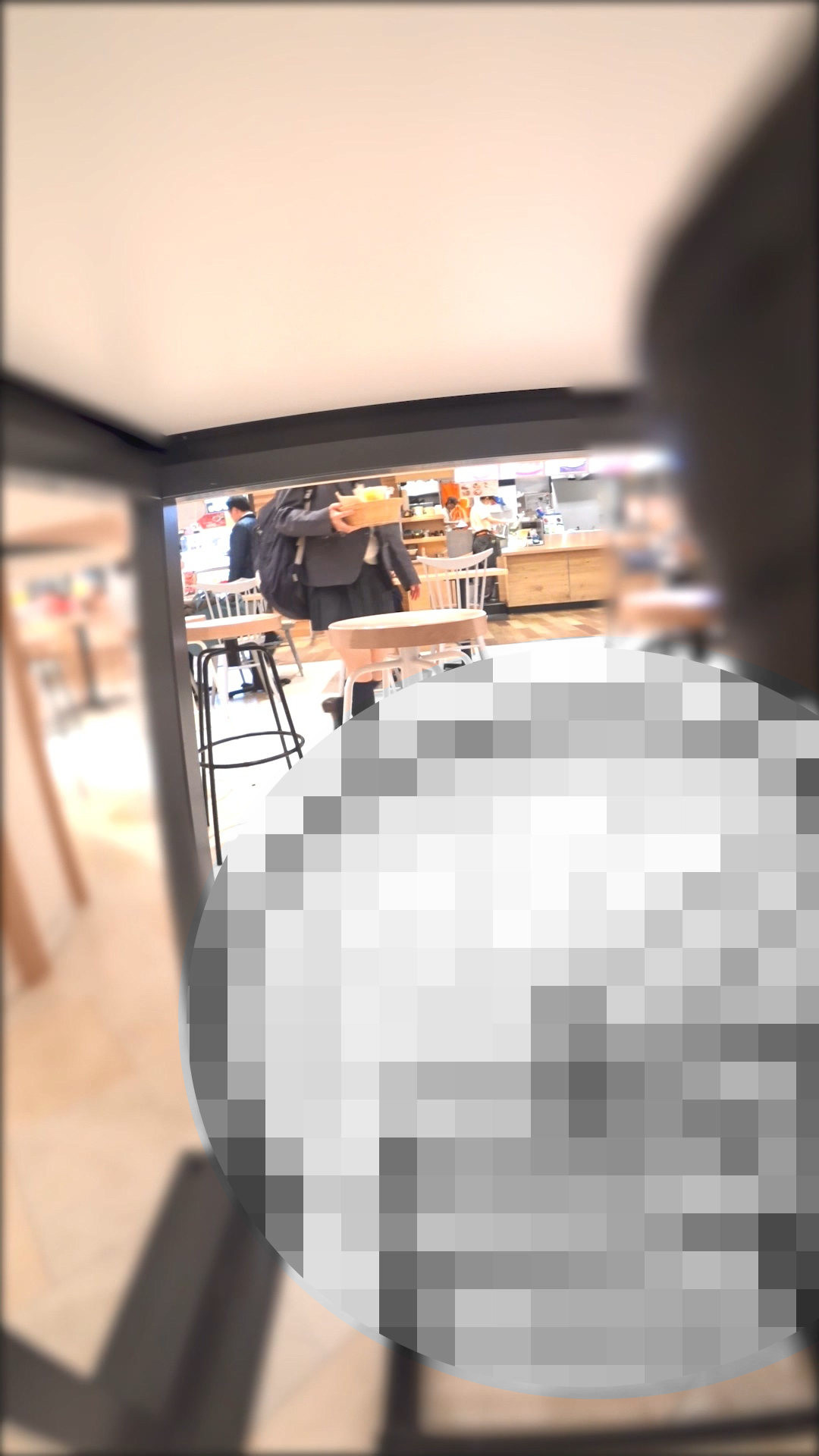 【制服JK】さかさんぽ No.009 上は清純、下は阿婆擦れ!机の下は天国だった【顔無し】