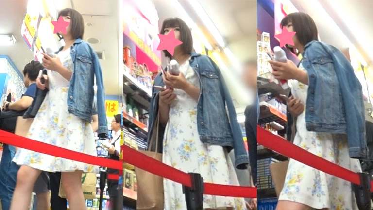 【私服JK】さかさんぽ No.025 驚異の3分連続フロント撮り!透明なのは容姿だけじゃなくパンツも!?【顔出し】