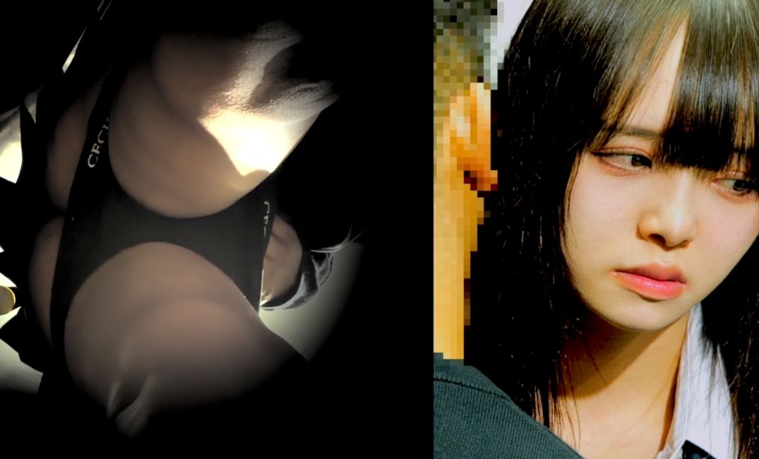 サンプル【忍射Ep104】新しい羽に触りとぶっかけ。濱の朝にて