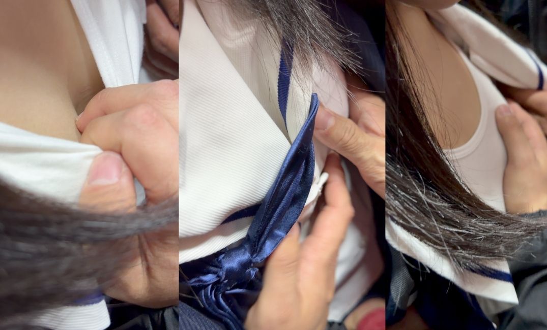 もう赤ちゃん産めそうな乳首をお触り