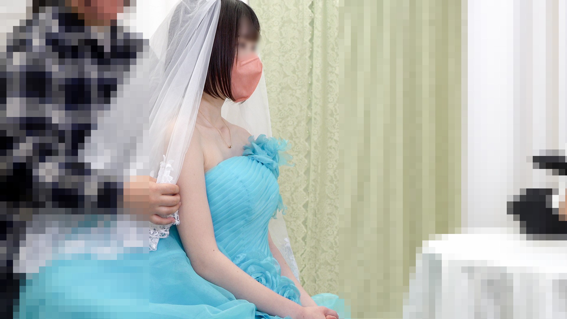 vol.76後編【花嫁さんの生着替え】結婚式の裏側!美乳花嫁さんのお色直し・若妻さんのお着替え 2名