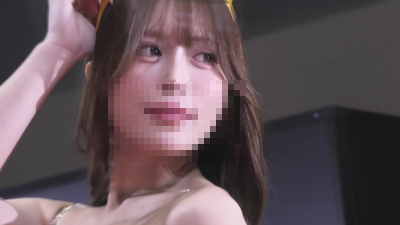 り〇〇んが大好きな黄色いモ〇〇ターの衣装でお尻が凄い食い込んでる(名古屋オートフェスティバル2026④)