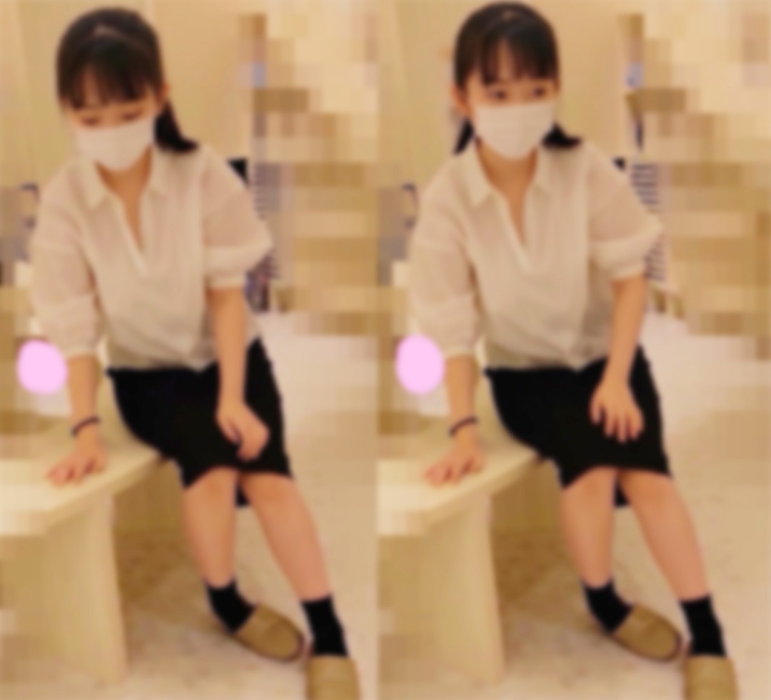 (乳首見え)学校お休みして癒されに来ていたときに覗かれた女子の胸(胸チラ)