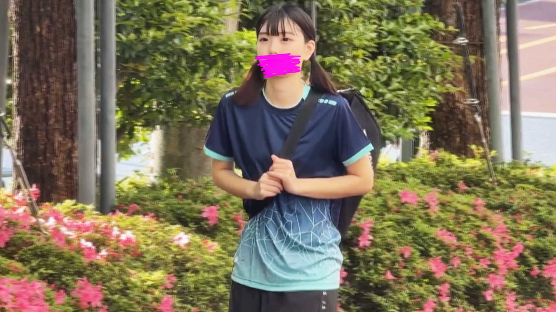 【県立横○※ 流出映像①】県内屈指のバドミントン部女子がオナニー録画していたので深夜に種付け/R8年度バドミントン部遠征