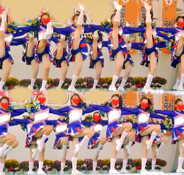 JKチアー地元商店の主催イベントだったんでいつもより自由で伸び伸びした感じでムチャッ可愛いかった JKチアー地元商店の主催イベントだったんでいつもより自由で伸び伸びした感じでムチャッ可愛いかった