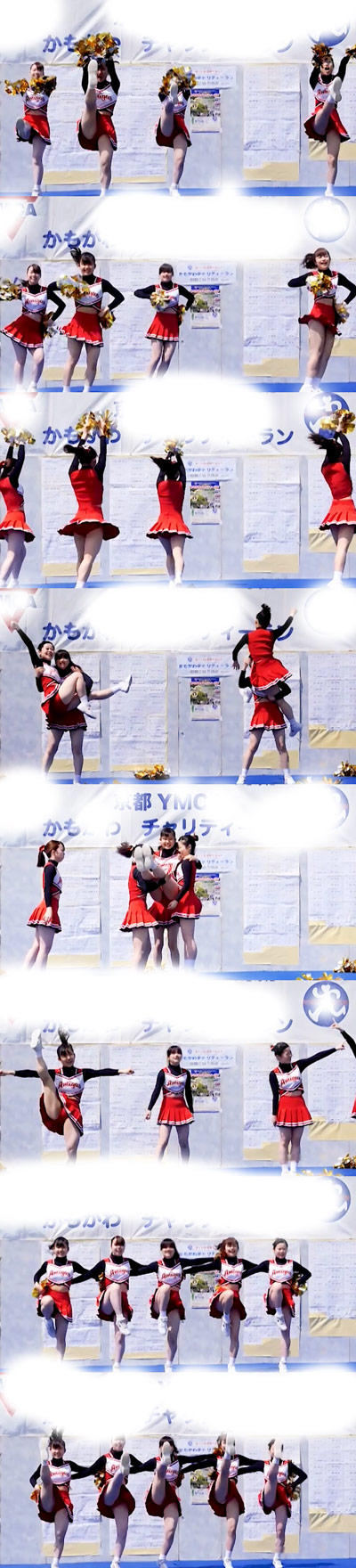 女子大生チアリーダー・地方遠征とかマイナー個人撮影だけど初々しくって可愛いと思うセット。