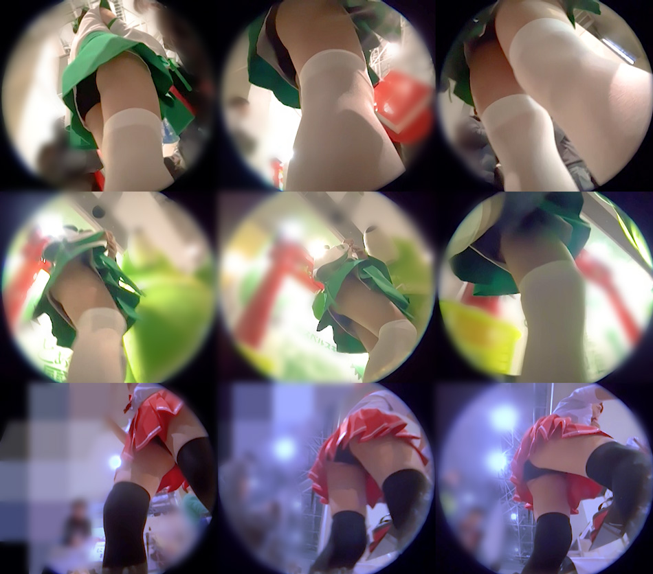 無料サンプル。Vol.５ 美少女アニメ系コスプレお祭りコミケ個撮パンチラ街撮り逆さ撮りローアングル