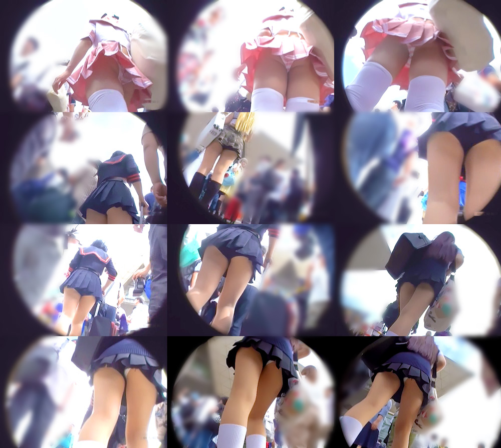 無料。Vol.８ 美少女アニメヒロイン系コスプレイベント個撮パンチラ街撮りコミケ逆さ撮りローアングル