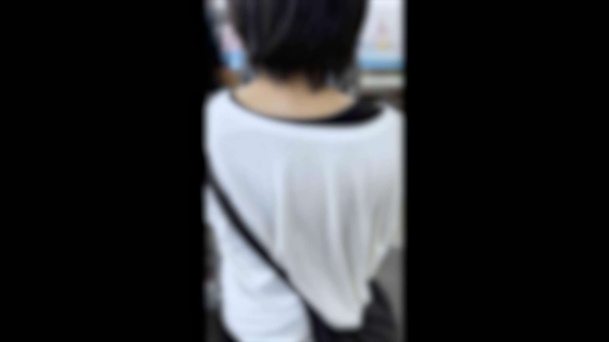 【窃触/淫汁多量】最後はびしょ濡れ。目での抵抗は窃触者の前では無意味。