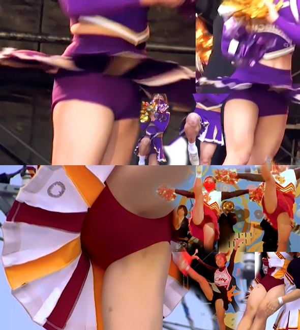PALPIS PPV 74517 女子大生チアリーダーとバトントワラー。中規模で行かないと観られないイベント至近距離から撮影セット
