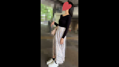 【5日間連続で逆さ撮り】初登場の背の高いお姉さんです