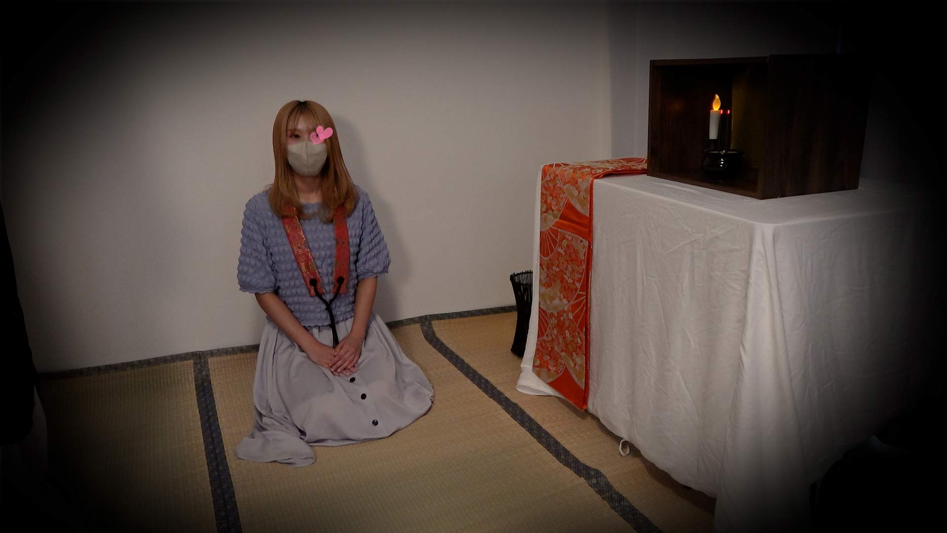 【信者④】金髪の可愛いギャルにセクハラ。目隠しで乳首弄りと手マンの儀式を行い絶頂【新興宗教・性的イニシエーション】